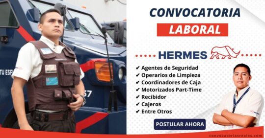 OPORTUNIDAD_LABORAL EN HERMES, TRABAJA CON NOSTROS HERMES