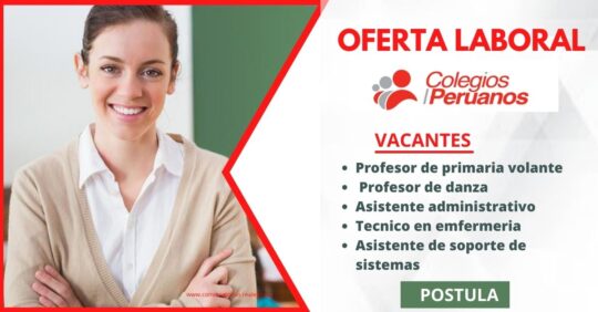 CONVOCATORIA COLEGIOS PERUANOS