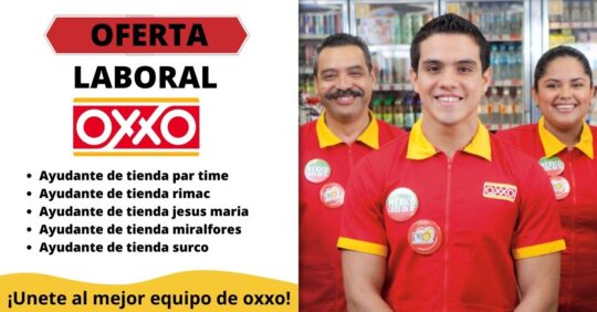 OFERTA LABORAL DE OXXO