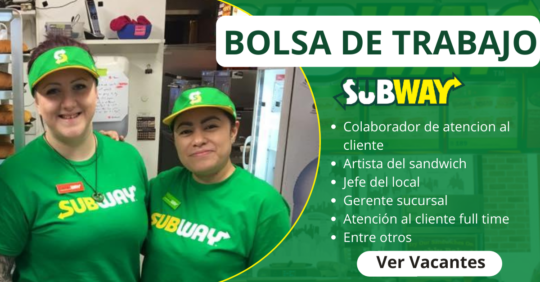 CONVOCATORIA SUBWAY