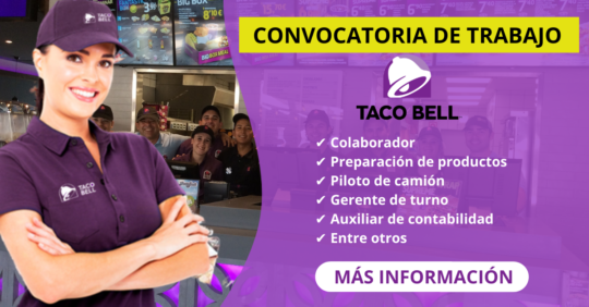 CONVOCATORIA DE TACO BELL