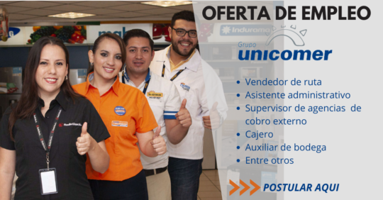 CONVOCATORIA DEL GRUPO UNICOMER
