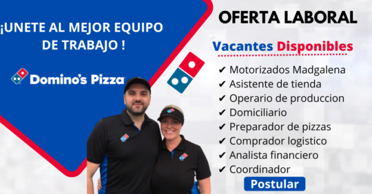 CONVOCATORIA DE DOMINIOS PIZZA