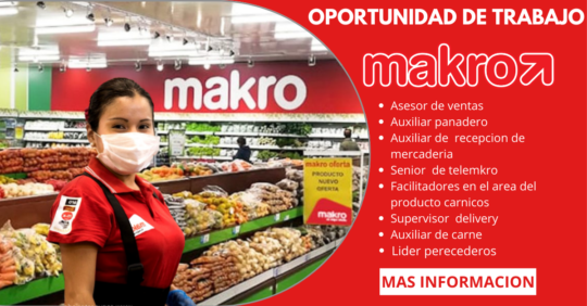 CONVOCATORIA DE MAKRO
