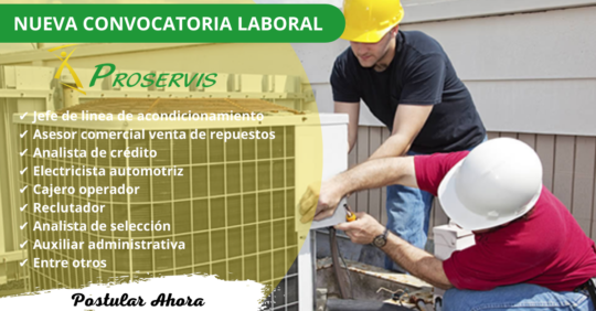 CONVOCATORIA DE PROSERVIS
