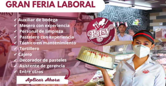 CONVOCATORIA DE TRABAJO DE PATSY