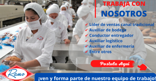 CONVOCATORIA DE LABORAL DE PRODUCTOS RAMO