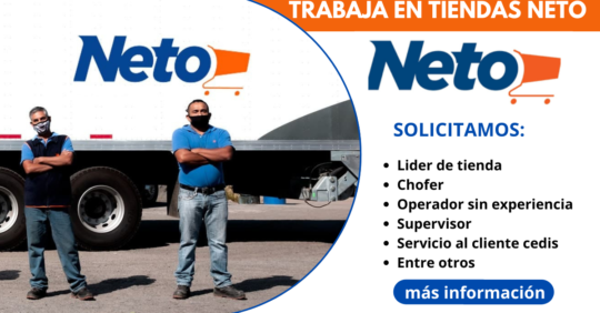 CONVOCATORIA DE TIENDAS NETO