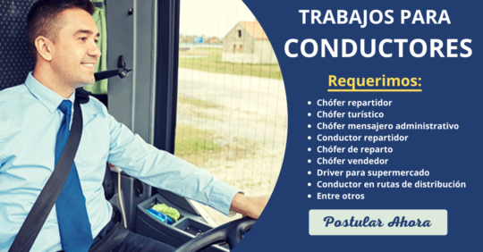 CONVOCATORIA PARA CHOFERES